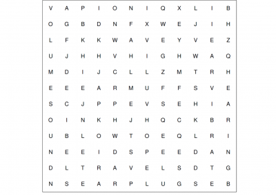 Hearing Safety – Word Search