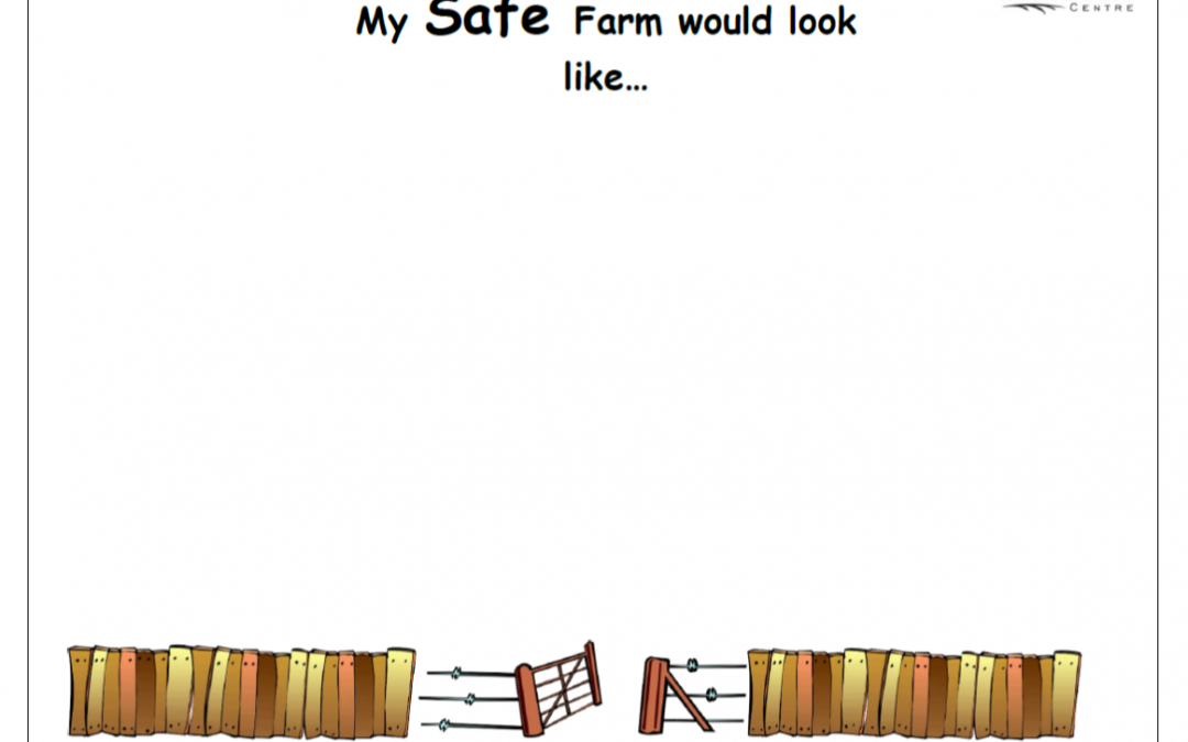 My Safe Farm Would Look-Drawing