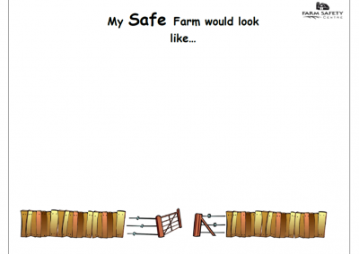 My Safe Farm Would Look-Drawing