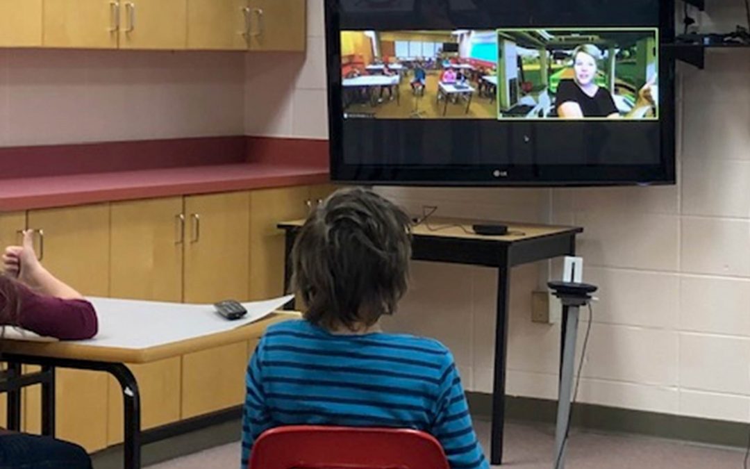 Virtual delivery at 17th rural school in February