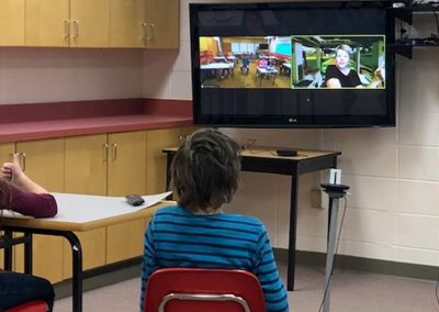 Virtual delivery at 17th rural school in February